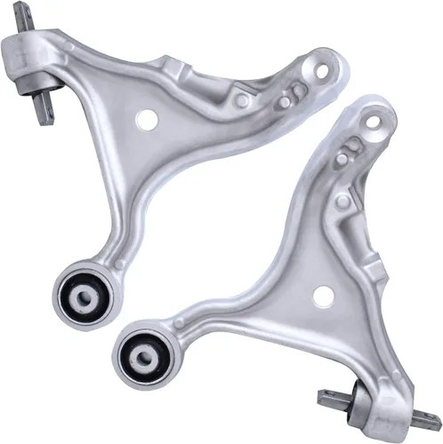 Detroit Axle - 2 brazos de control delanteros para Volvo S60 V70 01-07, juego de 2 brazos de control inferiores 2001 2002 2003 2004 2005 2006 2007