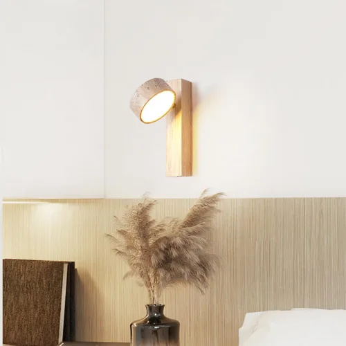 Miniatura 6 de Apliques de pared de travertino, accesorios de iluminación de piedra, iluminación de pared, lámparas de pared para sala de estar, dormitorio, LED
