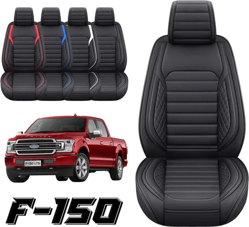 Miniatura 5 de YIERTAI Fundas de asiento F150 compatibles con Ford F-150 2009-2025 2026 2017-2025 2026 F250 F350 F450 Camión Crew Cab Supercab Super Duty Limited