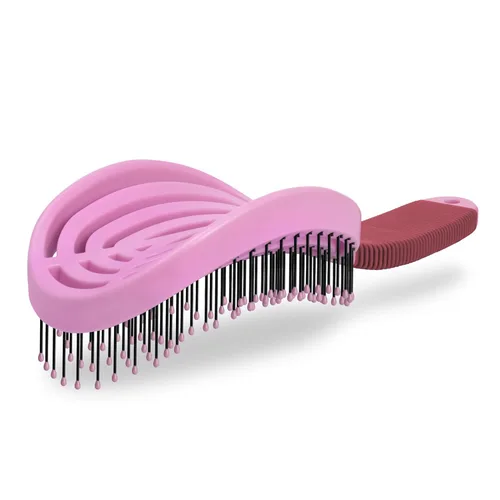 Miniatura 9 de NuWay® DoubleC® Pro - Cepillo profesional para desenredar el cabello, cepillo patentado de doble curva para el cuidado del cuero cabelludo