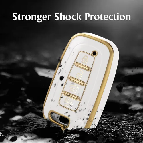 Miniatura 5 de Funda protectora de TPU para llavero inteligente compatible con Hyundai Azera Elantra GT EQUUS Genesis Coupe Santa FE Sonata Tucson Veloster KIA