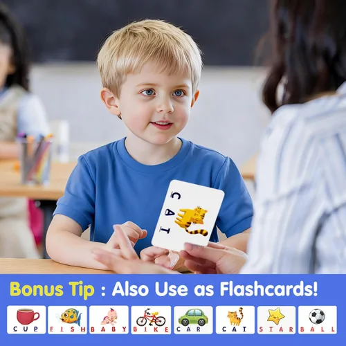 Miniatura 4 de NARRIO Juguetes educativos para niños de 3, 4, 5 años, juego de letras coincidentes, juguetes de aprendizaje ABC para preescolar para niños de 4 a 8
