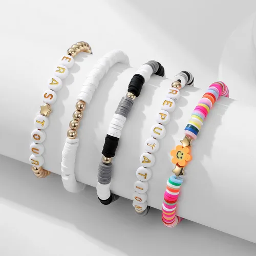 Miniatura 2 de AIMADE Taylor Album Inspired - Juego de pulseras bohemias en capas, pulseras de amistad, regalos de joyería para mujeres y niñas