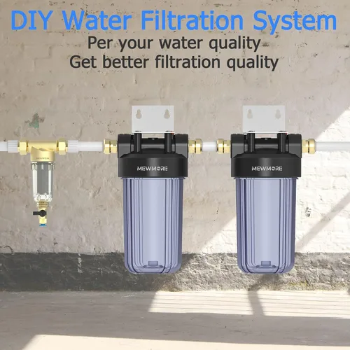 Miniatura 5 de WHT10 - Carcasa de filtro de agua para toda la casa, se adapta a filtros de sedimentos de 10 x 4.5 pulgadas, etc. para agua de pozos y ciudades
