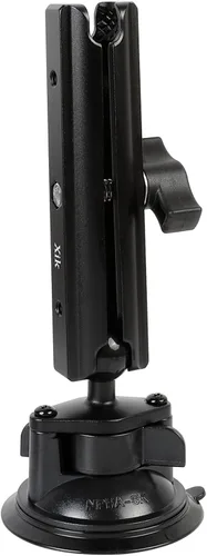 Miniatura 6 de xik Soporte de base de ventosa de bola de 1 pulgada con brazo de doble enchufe de 2.36 pulgadas para teléfono y tableta, soporte de leva de acción
