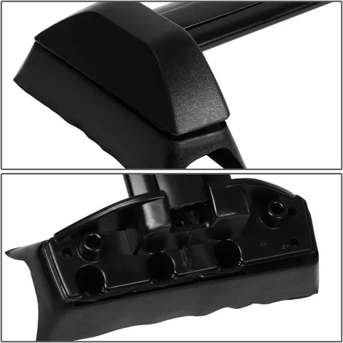 Miniatura 3 de DNA MOTORING PT-ZTL-8033 - Par de barras transversales de aluminio para techo de automóvil, compatibles con 02-06 CR-V, color negro