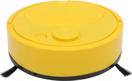 Miniatura 5 de Robot Aspirador Multifuncional Carga USB Mini Robot de Barrido Inteligente para Pisos de Madera Azulejos Alfombra (Amarillo) Roboticvacuumcleaner