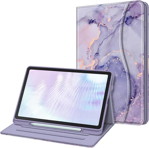 Miniatura 18 de Fintie Funda para Samsung Galaxy Tab S6 Lite 10.4 Pulgadas 2024/2022/2020 con Soporte para S Pen, Funda Trasera de TPU Blanda con Visor Multiángulo