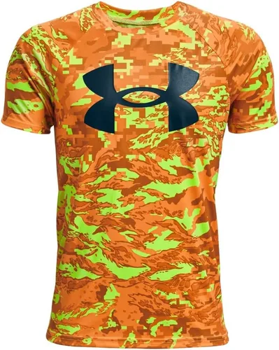Under Armour Tech Big Logo - Camiseta de manga corta con logotipo estampado grande para niños