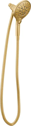 Miniatura 3 de Moen Engage Magnetix - Cabezal de ducha de mano de 6 funciones de 5.5 pulgadas con sistema de acoplamiento magnético, oro cepillado, 3662EPBG