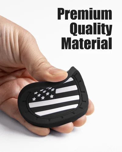 Miniatura 3 de 4 paquetes de posavasos para coche, portavasos universales con bandera americana de silicona antideslizante, accesorios para el interior del coche