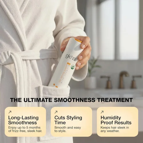 Miniatura 6 de GK HAIR El Mejor Tratamiento de Queratina Alisador Profesional Brazilian Blowout Complex para Cabello Sedoso y Suave Sin Frizz Alisado Temporal