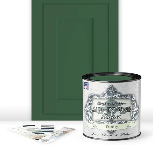 Miniatura 137 de Pintura TODO EN UNO, Abbey (gris cálido), Muestra de 8oz - Pintura duradera para gabinetes y muebles. Imprimación y capa superior incorporadas,