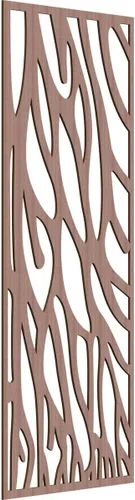 Miniatura 26 de 9 3/8"W x 24 3/8"H x 1/4"T Bristol Decorativos Paneles de Pared de Madera Calado, Cereza