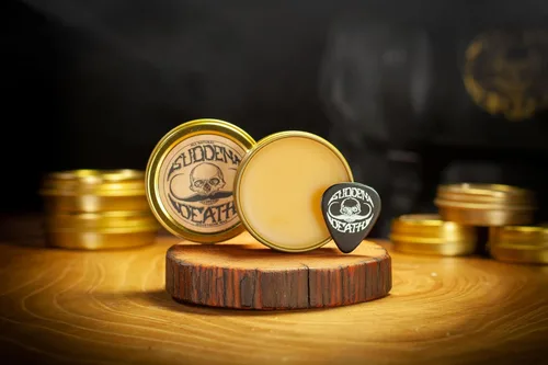Miniatura 9 de Cera para bigote, agarre fuerte, muerte súbita de 1 oz, estaño y platino, peine para bigote para hombre, kit combinado de aseo para manillar bigote