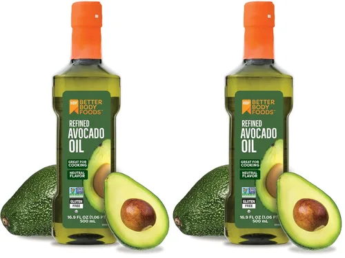 Miniatura 7 de BetterBody Foods Aceite de aguacate refinado, aceite de cocina sin productos transgénicos, kosher, apto para dietas keto y paleo, para freír