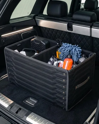 Miniatura 14 de Owleys Organizador de Maletero de Automóvil Para Zapatos - Caja de Almacenamiento Para SUV, Sedán o Camión - Contenedor de Carga Plegable Para