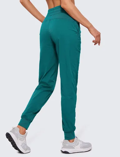 Miniatura 2 de CRZ YOGA Pantalones deportivos ligeros de entrenamiento para mujer, pantalones casuales de cintura alta para correr al aire libre con bolsillos