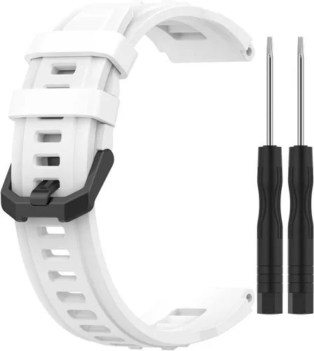 Miniatura 14 de Correas de reloj compatibles con Amazfit T-Rex Ultra Smart Watch Band de silicona suave de repuesto para mujeres y hombres Negro