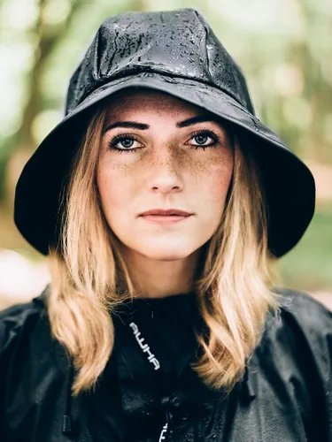 Miniatura 6 de AWHA Souwester, sombrero de lluvia, gorra impermeable con ala ancha y orejeras