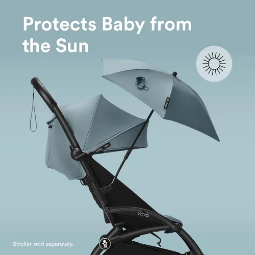 Miniatura 2 de Stokke YOYO - Parasol, Aqua - Protección UPF 50+ - Compatible con el paquete 0+ recién nacido, carcasa para recién nacido, asiento de automóvil