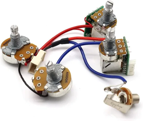 Miniatura 8 de 1 juego de pastillas ProBucker Alnico Bridge&Neck con arnés de cableado profesional ollas e interruptores de 3 vías para guitarra eléctrica