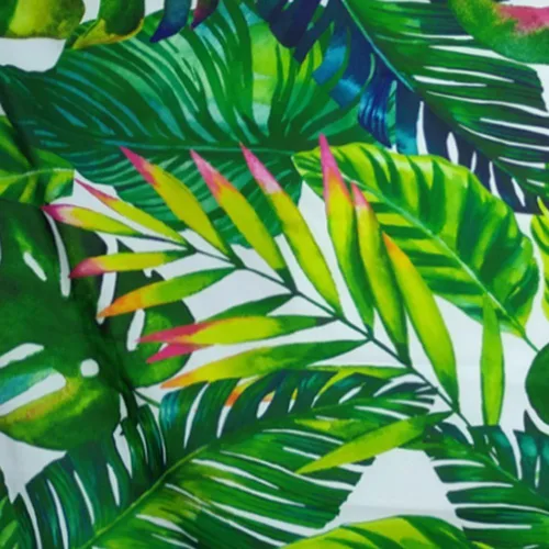 Miniatura 5 de Heopapin Tapiz de palmera, hojas de palmera, tapiz de pared con estampado de hojas de acuarela, tapices verdes tropicales para colgar en la pared