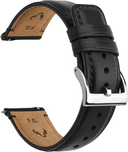 Miniatura 9 de Fullmosa Bandas para Reloj, Correa de Reloj de Cuero de Liberación Rápida de 18mm, 19mm, 20mm, 22mm, 24mm - Correa de Reloj de Cuero Cepillado