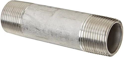 Miniatura 5 de Accesorio de tubería de acero inoxidable 304/304L, boquilla, Schedule 40 soldada, NPT macho
