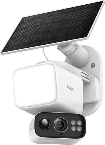 Miniatura 14 de Tapo Cámara de seguridad de doble lente 2K panorámica/inclinación inalámbrica con panel solar, gran angular de 165° + telefoto de 0.236 in