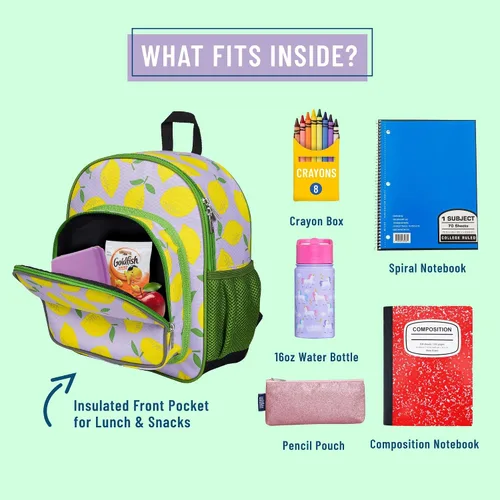 Miniatura 3 de Wildkin Mochila para niña, morado, talla única