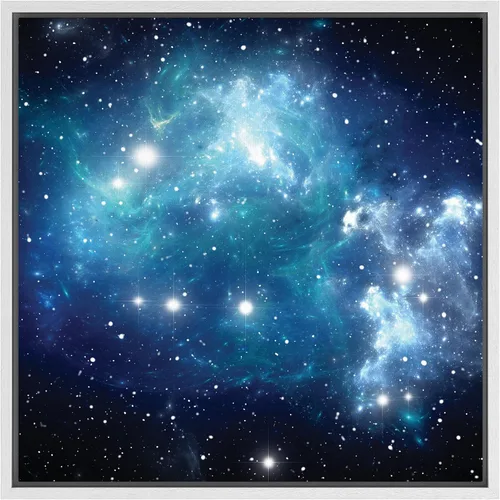 Miniatura 23 de Lienzo decorativo con diseño de un hermoso paisaje, para la decoración del hogar, The Cosmic Cloud, 12" x 12