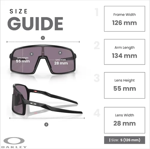 Miniatura 114 de Oakley Sutro OO9406 / OO9462 - Lentes de sol para hombre, kit de correa de accesorios, bolsa de microfibra