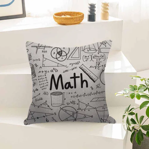 Miniatura 4 de Husandy - Fundas de almohada con fórmulas geométricas, teoría matemática y fórmula matemática, ecuación, garabato, escritura a mano, icono en funda