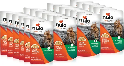 Miniatura 12 de Nulo Freestyle Bolsa de Comida Húmeda para Gatos y Gatitos, Complemento de Alimento Suave Premium Totalmente Natural Sin Granos para Gatos