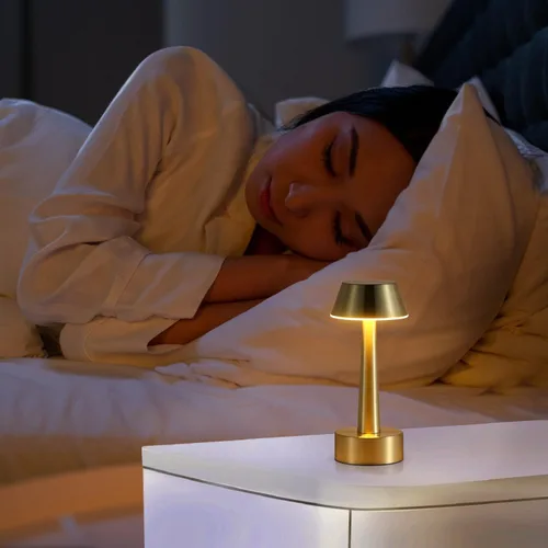 Miniatura 7 de UMEXUS Paquete de 2 Lámparas de Mesa Pequeñas Inalámbricas Recargables, LED a Batería Operadas por Tacto con Atenuación de 3 Colores, Lámparas