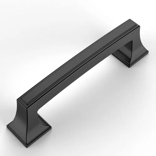 Miniatura 23 de Amerdeco ZH0010 - Paquete de 10 tiradores de gabinete de níquel satinado cepillado de 3 pulgadas (2.992 in) con agujero central para gabinetes