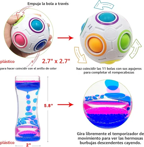Miniatura 3 de Conjunto de Juguetes Fidget, 35 Pzs Juguete Sensorial para TDA, TOC, Niños Autistas, Adultos, Ansiedad Autismo para Alivio del Estrés y Anti