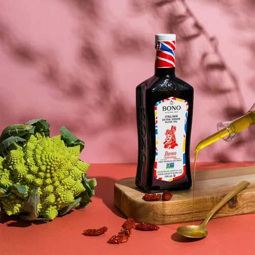 Miniatura 3 de Bono Aceite de oliva virgen extra italiano, 16.9 onzas líquidas, extraído en frío, 100% producto de Italia, certificado sin gluten, verificado sin