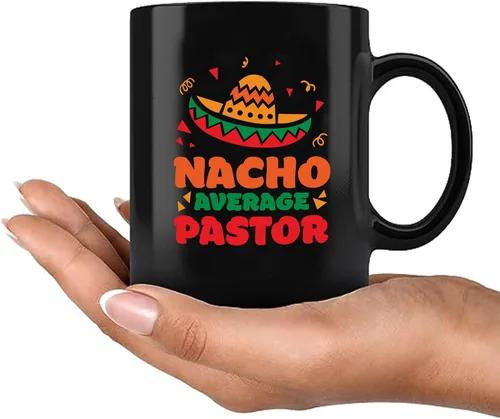 Miniatura 8 de Nacho Promedio Pastor Divertidos Regalos Pastor Pastor Regalos Ministro Ordenación Predicador Regalos de Apreciación Novedad Vasos Vasos Taza