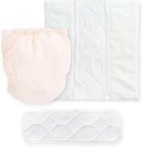 Miniatura 19 de SmartNappy - Muselina de algodón de Amazing Baby, funda híbrida para pañales de tela NextGen + 1 inserto reutilizable bi-fold + 1 refuerzo Mini