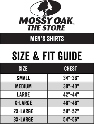 Miniatura 7 de Mossy Oak Men's Long Sleeve Camo Hunting Shirts Cotton Mill