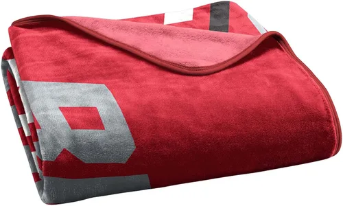 Miniatura 2 de Manta de forro polar de 60" x 80" de Ohio State Buckeyes con licencia oficial de la NCAA – Manta extragrande ultrasuave para cama o sofá