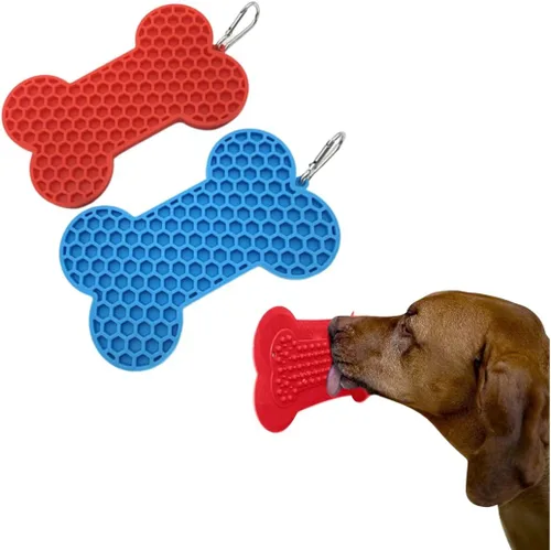 VALUEPET Tapete para lamer perros – Alfombrilla de silicona para lamer para aliviar la ansiedad – Almohadilla para lamer alimentador lento para