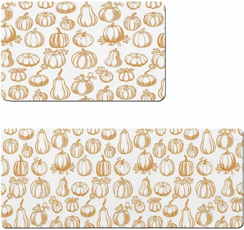 Tapete de baño de otoño para bañera, antideslizante, de secado rápido y absorbente, de tierra de diatomeas, tapete de cocina, calabaza, cosecha