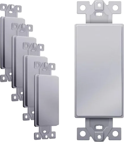 Miniatura 9 de ENERLITES - Adaptador en blanco para placas de pared decorativas, termoplástico de policarbonato irrompible, con certificación ETL, 6001-W-10