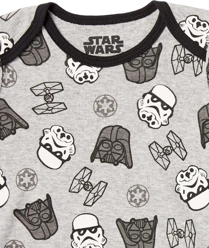 Miniatura 4 de Tienda Essentials Disney Marvel Star Wars Toddlers Baby Boys Short-Sleeve Bodysuits Pack of 6