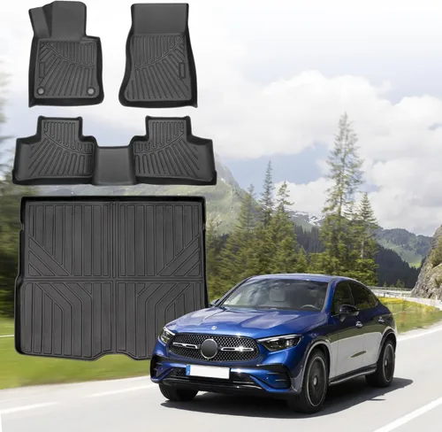 Miniatura 11 de Sunsdrew Alfombrillas TPE para todo tipo de clima, ajuste personalizado para Subaru Crosstrek 2018-2023/Impreza 2017-2023, negro, juego de 4 piezas