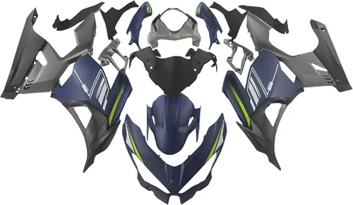 Miniatura 16 de Kit completo de carenado de plástico ABS gris dorado brillante para Kawasaki Ninja 400 2018 2019 2020 2021 2022 2023 NINJA400 18-23 Kit de Brillo