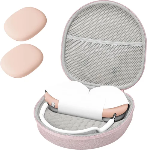 Miniatura 9 de ProCase Estuche Rígido para AirPods Max, Estuche de Viaje Portátil para Auriculares con Cubierta de Silicona para Almohadillas y Bolsillo de Malla